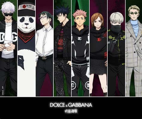 jujutsu kaisen dolce gabbana|Dolce & Gabbana x jujutsu kaisen.